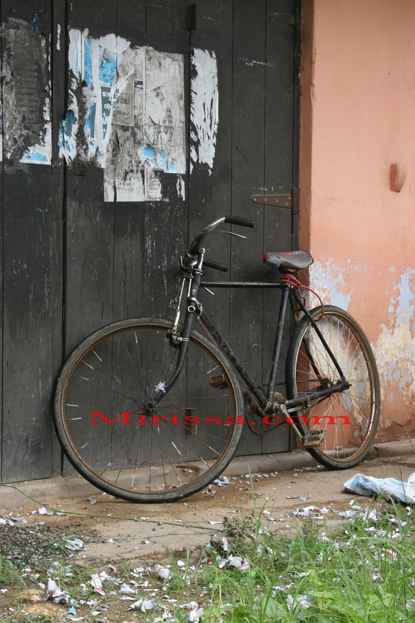 Bicycle for rent in Mirissa Beach, Sri Lanka